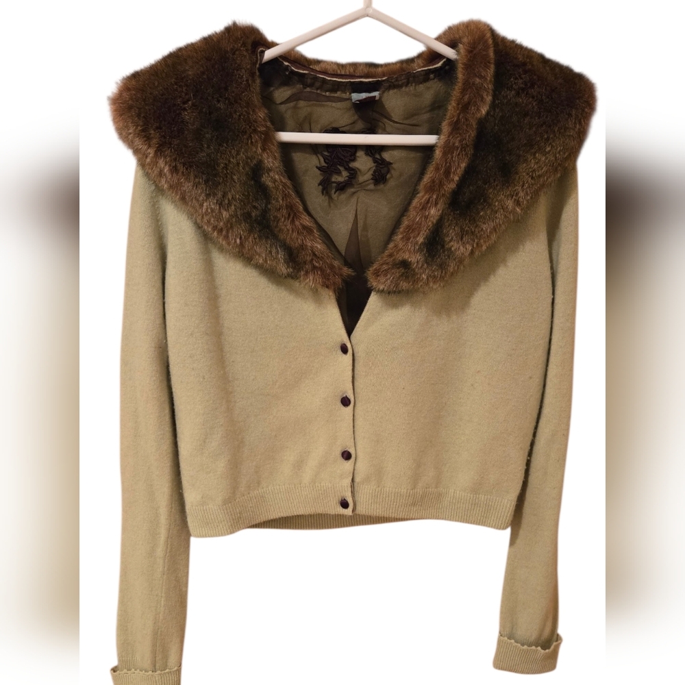 Vintage Anthropologie HWR Cardigan Size Med
